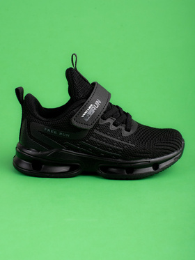 Sneakersy chłopięce Vico materiałowe czarne