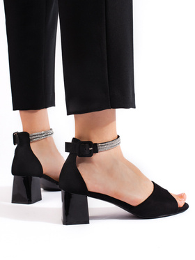 Stylowe sandały damskie czarne
