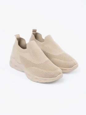 Lekkie buty sportowe wsuwane beż