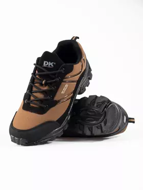 Męskie buty sportowe trekkingowe brązowe DK