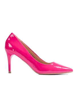 Fuchsia Patent High Heels