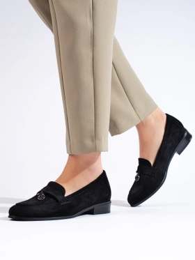 Potocki Black Suede Loafers