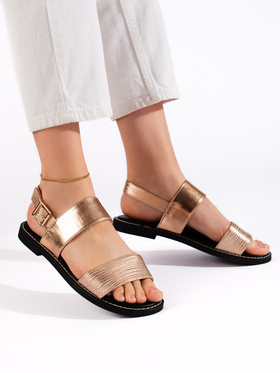 Flat Golden Sandals