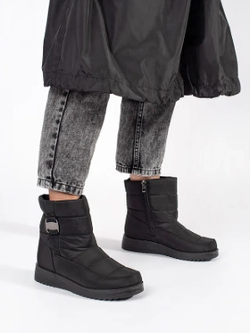 Cozy Black Snow Boots