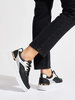 Platform Sneakers in Black