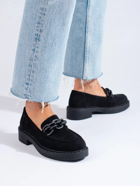 Potocki Suede Black Loafers