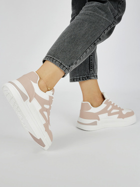 Chic Pink Platform Sneakers