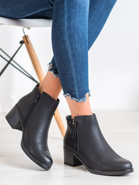 Chunky Heel Ankle Boots