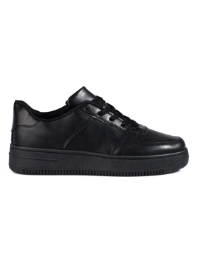 Black Chunky Sole Sneakers