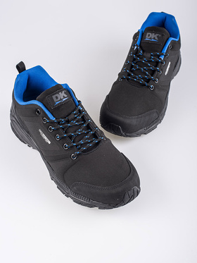 Men's black and blue Aqua Softshell hiking boots by DK