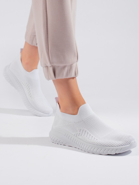 Comfy White Slip-On Sneakers