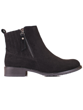 Suede Low Ankle Boots