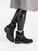 Suede Low-Cut Ankle Boots