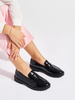 Glossy Black Loafers