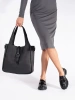 Chic Black Shopper Bag