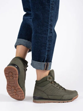 Forest Green Trekking Boots