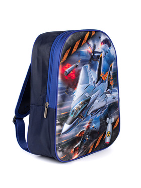 Navy Blue Space Adventure Backpack