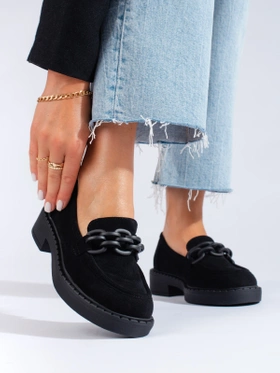 Potocki Suede Black Loafers