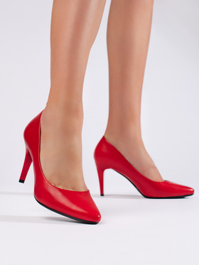 Sergio Leone Red High Heel Pumps