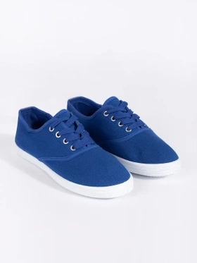 Blue Lace-Up Sneakers for Kids