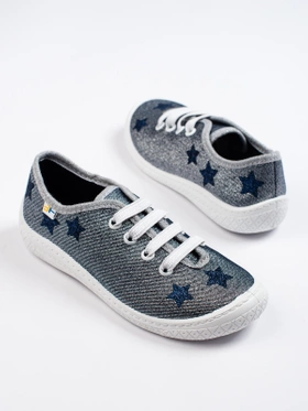 Slip-On Kids' Grey Sneakers