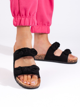 Classic Black Cork Sandals