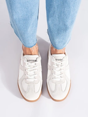 White Leather Sneakers