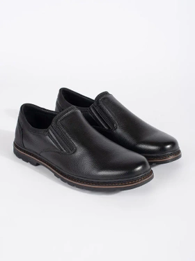 Black Slip-On Loafers