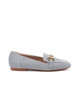 Suede Blue Loafers