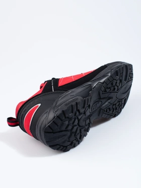 Red Trekking Shoes DK Softshell