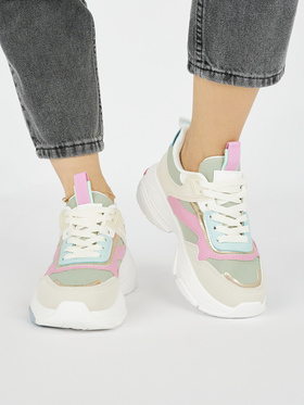 Chic Thick-Sole Athletic Sneakers