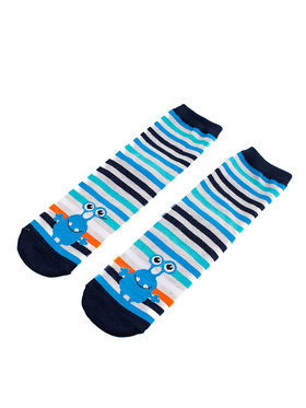 Striped Alien Socks for Kids