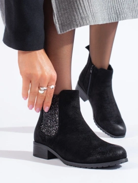 Black Suede Ankle Boots