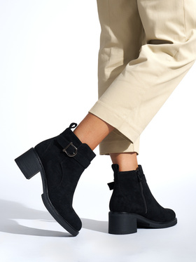 Black Suede Ankle Boots