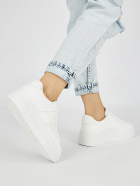 White Platform Sneakers