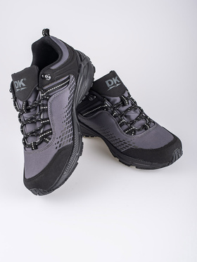 Gray Aqua Softshell Hiking Boots with Thick Soles