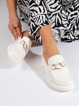 Comfy White Platform Slip-Ons