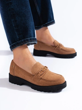 Potocki Suede Loafers in Camel