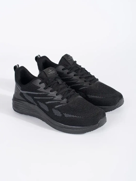 Black Mesh Active Sneakers