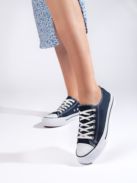 Navy Blue Sneakers