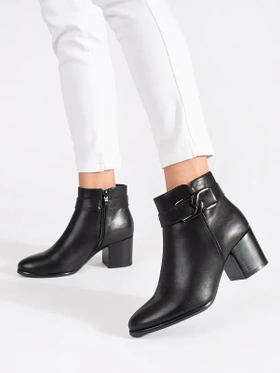 Stylish Black Ankle Boots by Sergio Leone