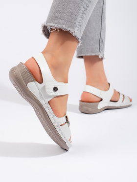 Comfortable White Sandals