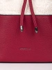 Cozy Shearling Red Handbag