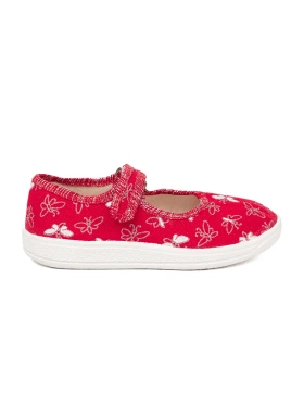 Children's Red Velcro Sneakers