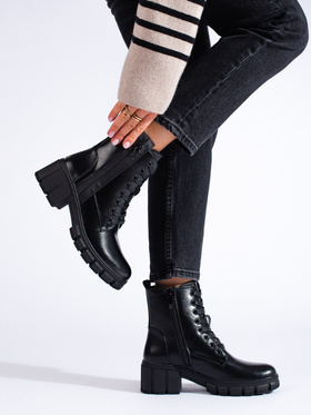 Lace-Up Platform Boots