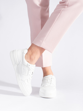 White Platform Sneakers