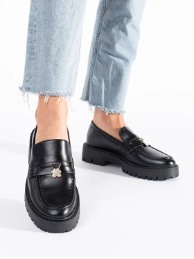 Black Platform Loafers