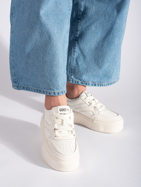 White Platform Sneakers