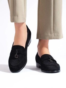 Potocki Black Suede Loafers