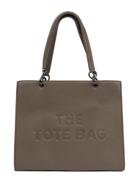 Quilted handbag with designer accent